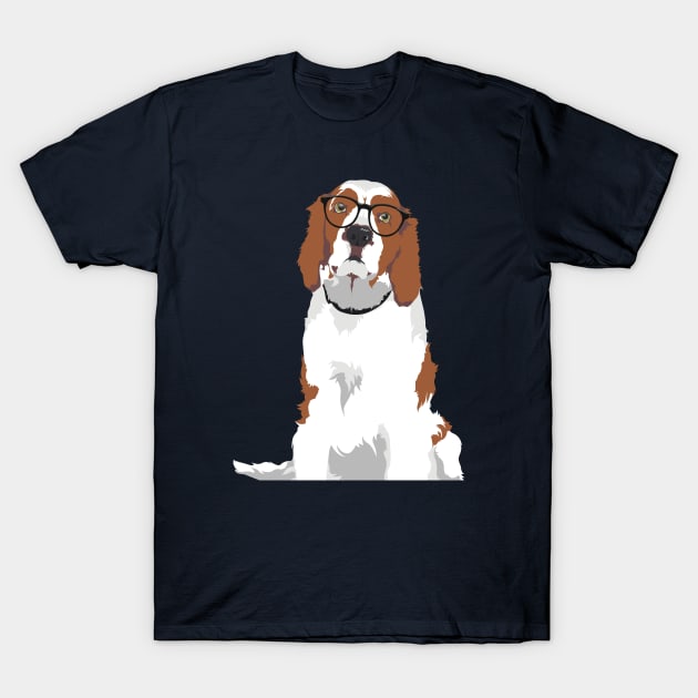 Cool Hipster Bull Terrier Dog T-Shirt for Dog Lovers T-Shirt by riin92